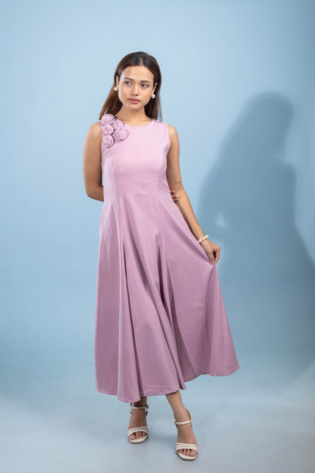 Rosette Sonnet Maxi Dress