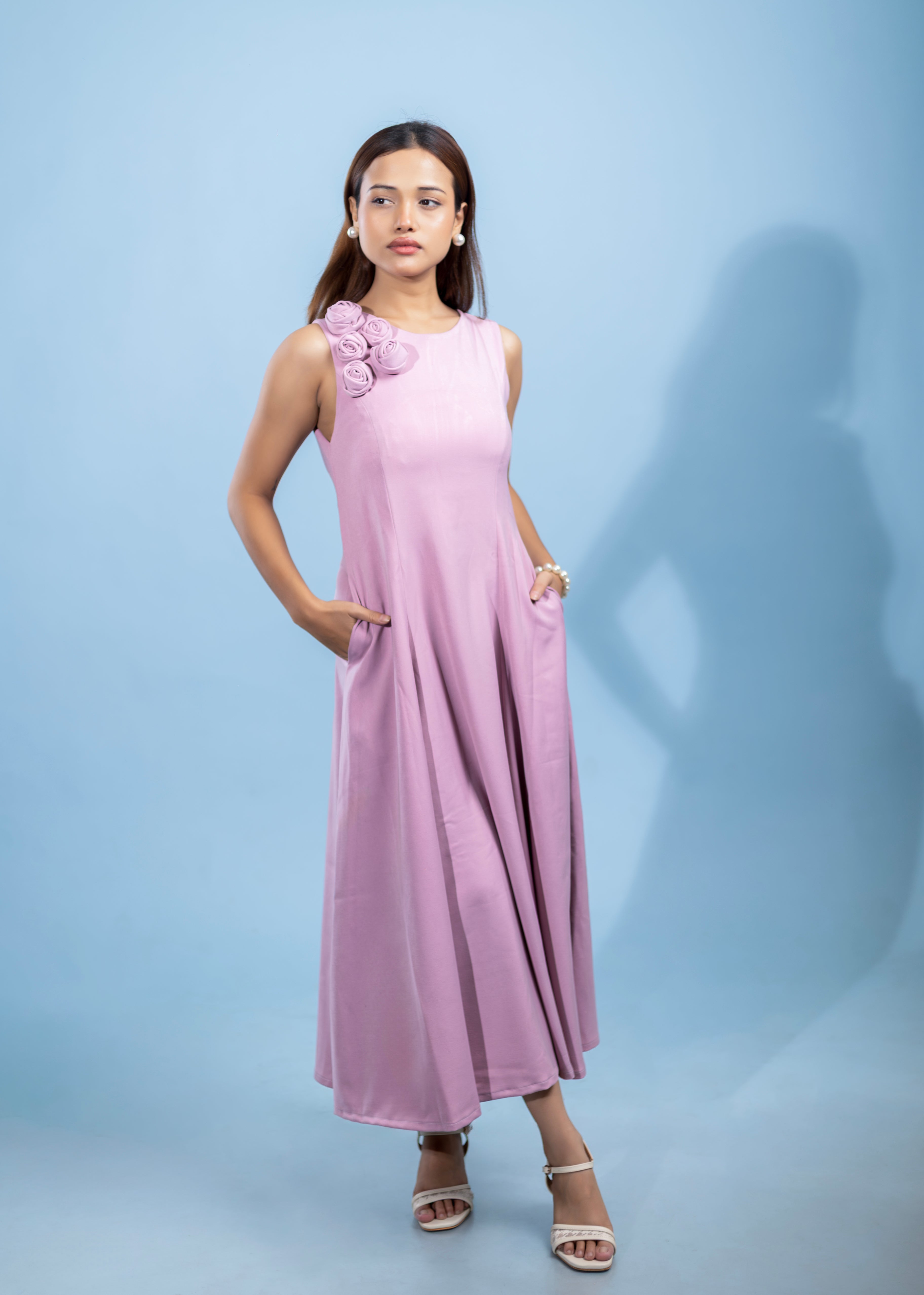 Rosette Sonnet Maxi Dress