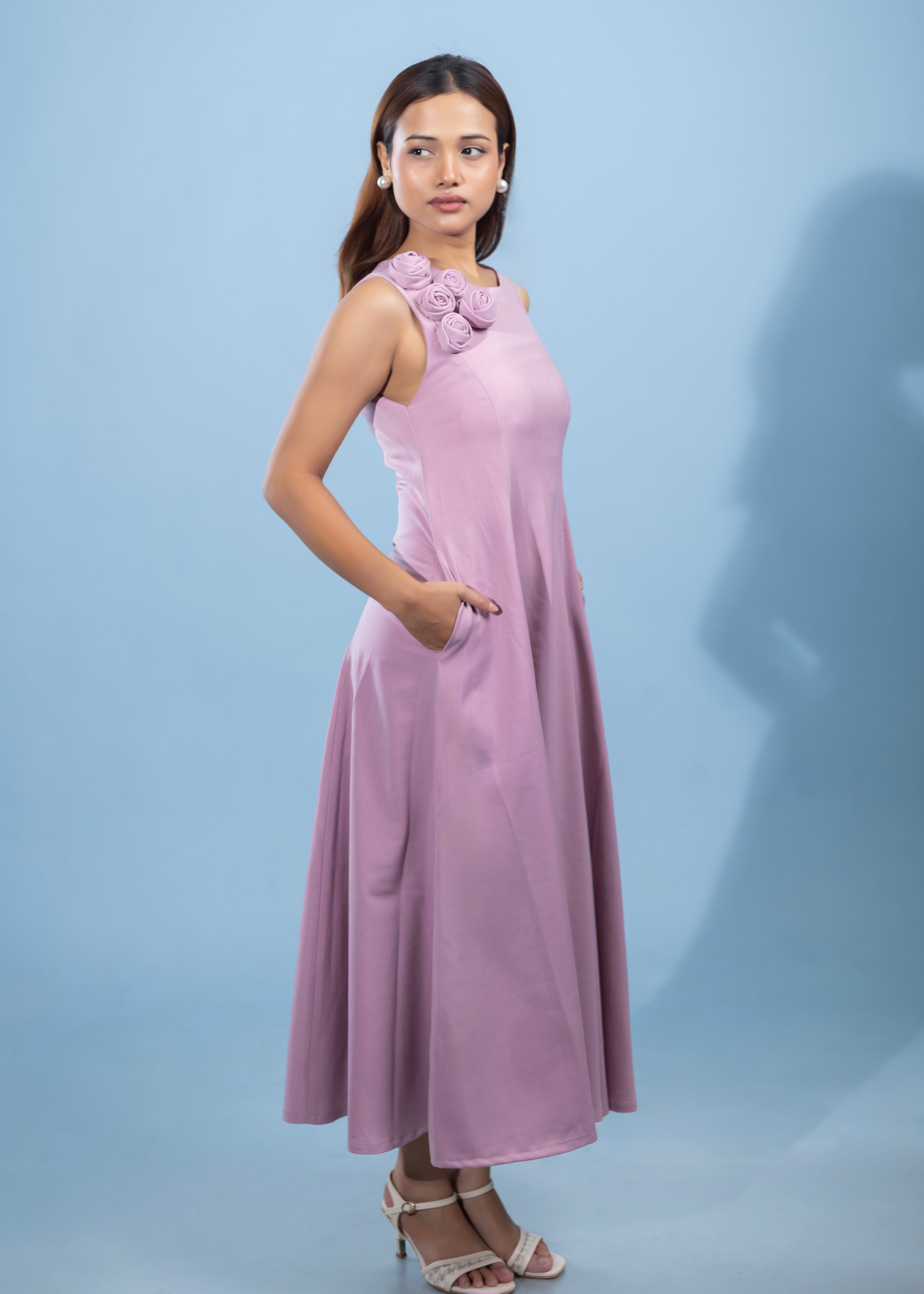 Rosette Sonnet Maxi Dress