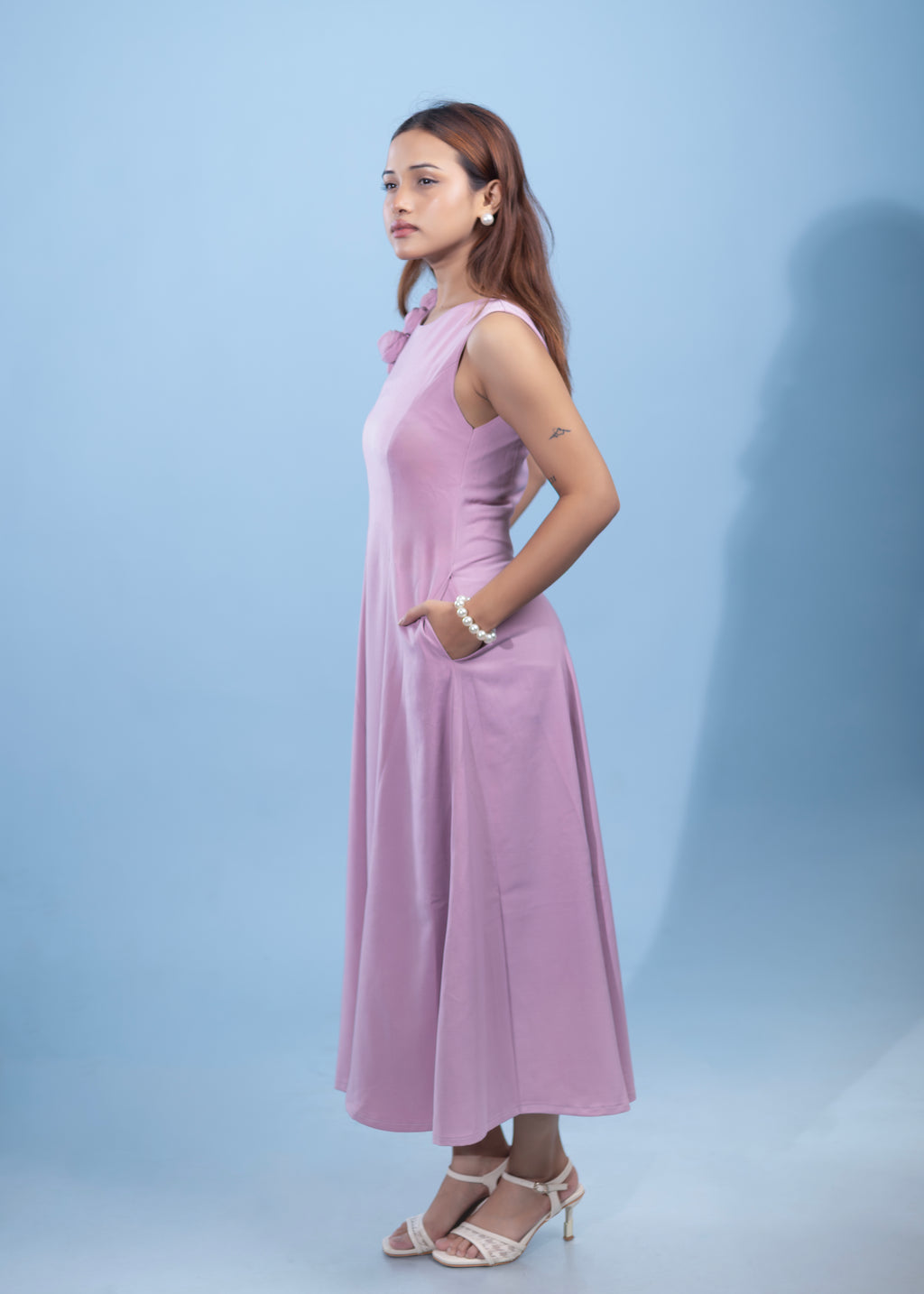 Rosette Sonnet Maxi Dress