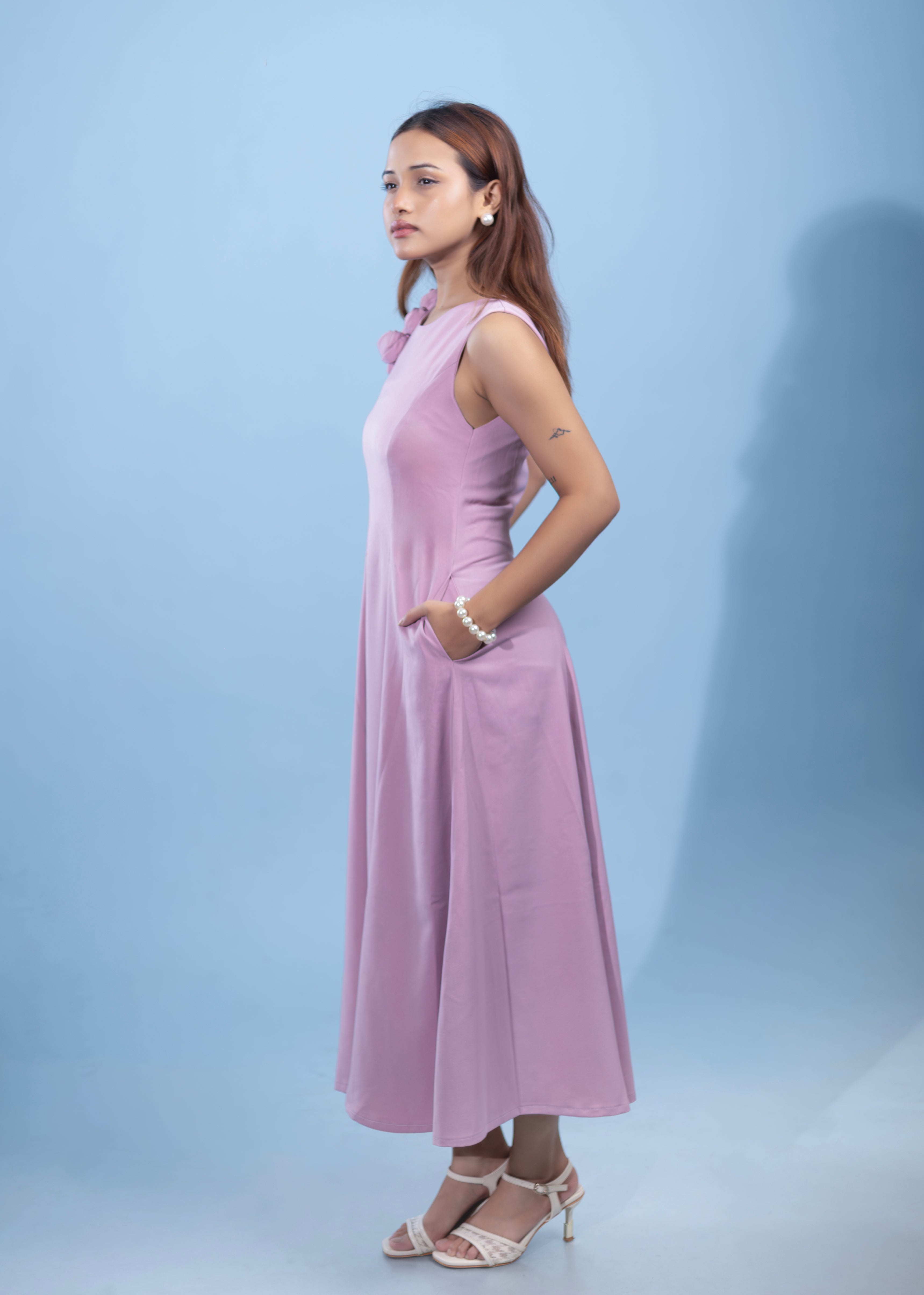 Rosette Sonnet Maxi Dress